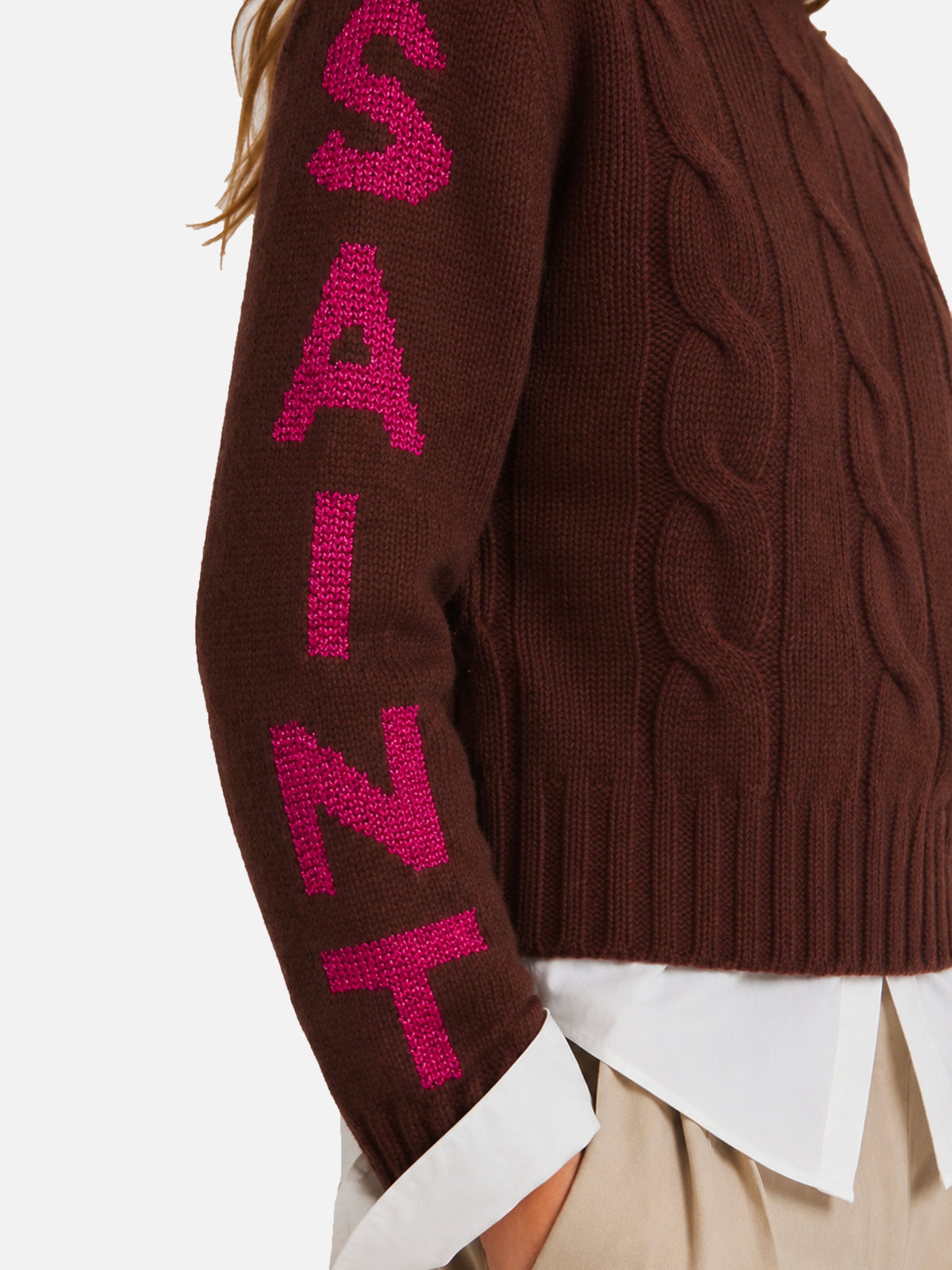 Rollkragenpullover Adler mit Saint Moritz-Jacquard 