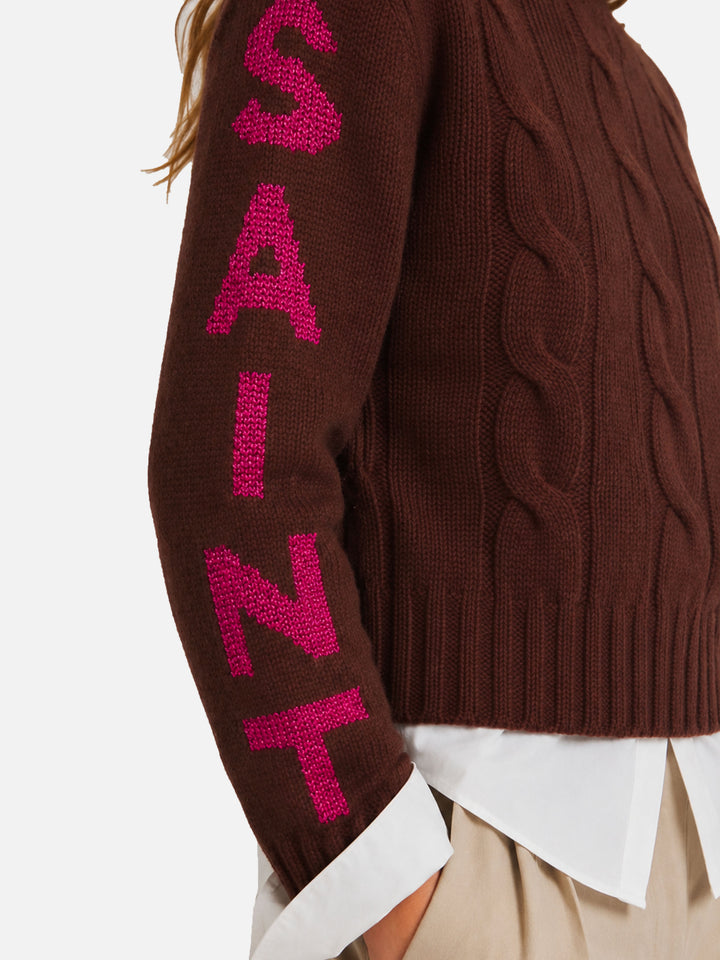Pull à col roulé Adler avec jacquard Saint Moritz 