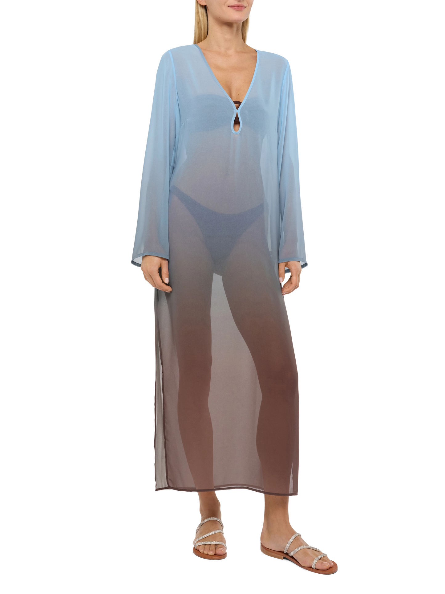 Agatha georgette maxi dress