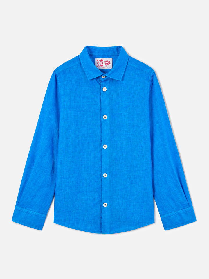 Chemise en lin Bluette pour garçon 