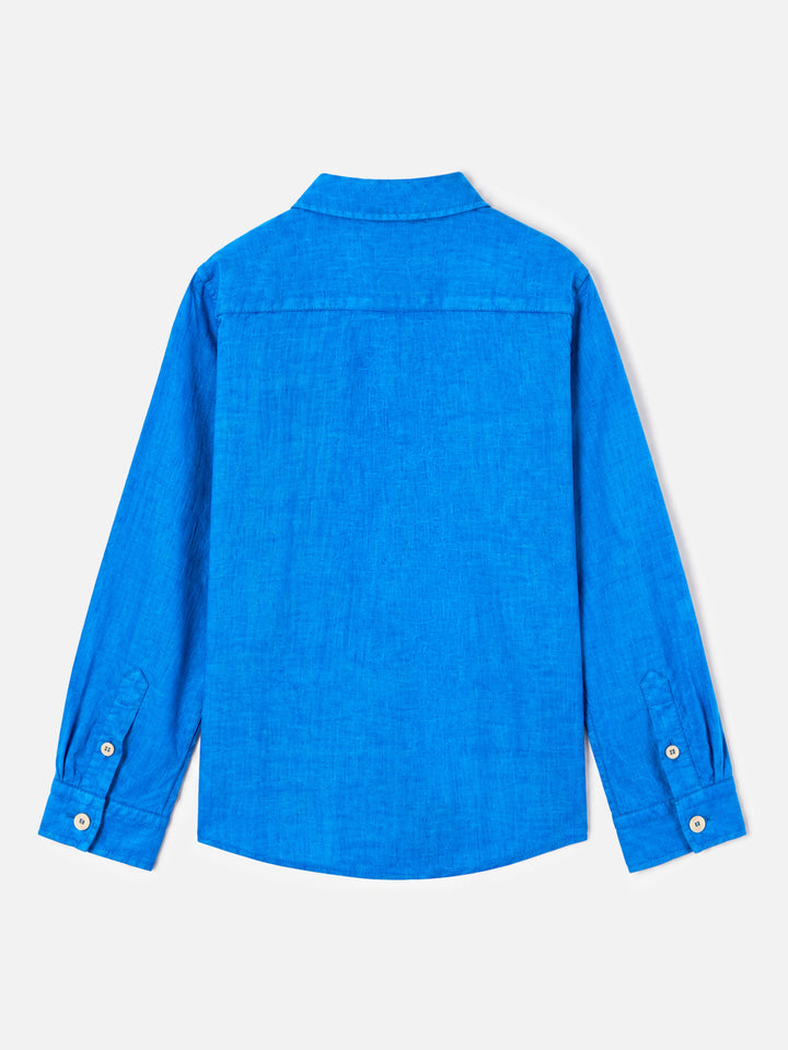Chemise en lin Bluette pour garçon 