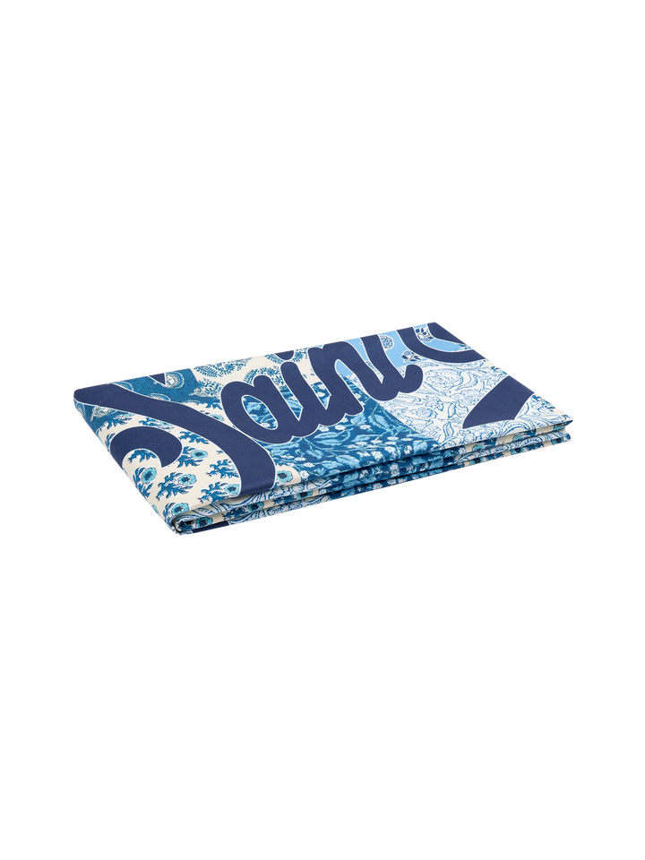 Mikrofaser-Strandtuch Aidan mit Blumenpatch-Print