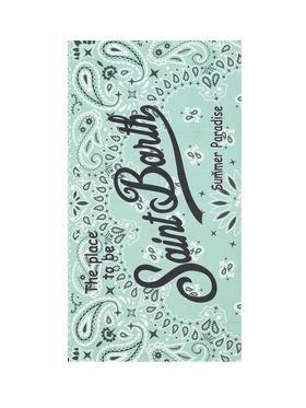 Mikrofaser-Strandtuch Aidan mit Bandanna-Print