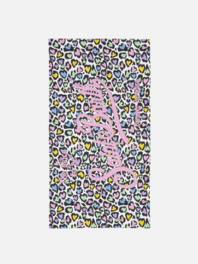 Microfiber animalier beach towel Aidan