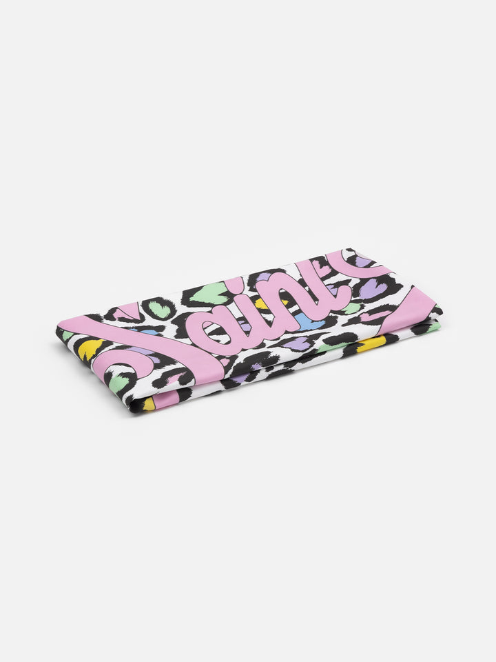 Microfiber animalier beach towel Aidan