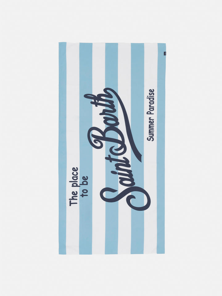 Microfiber striped beach towel Aidan