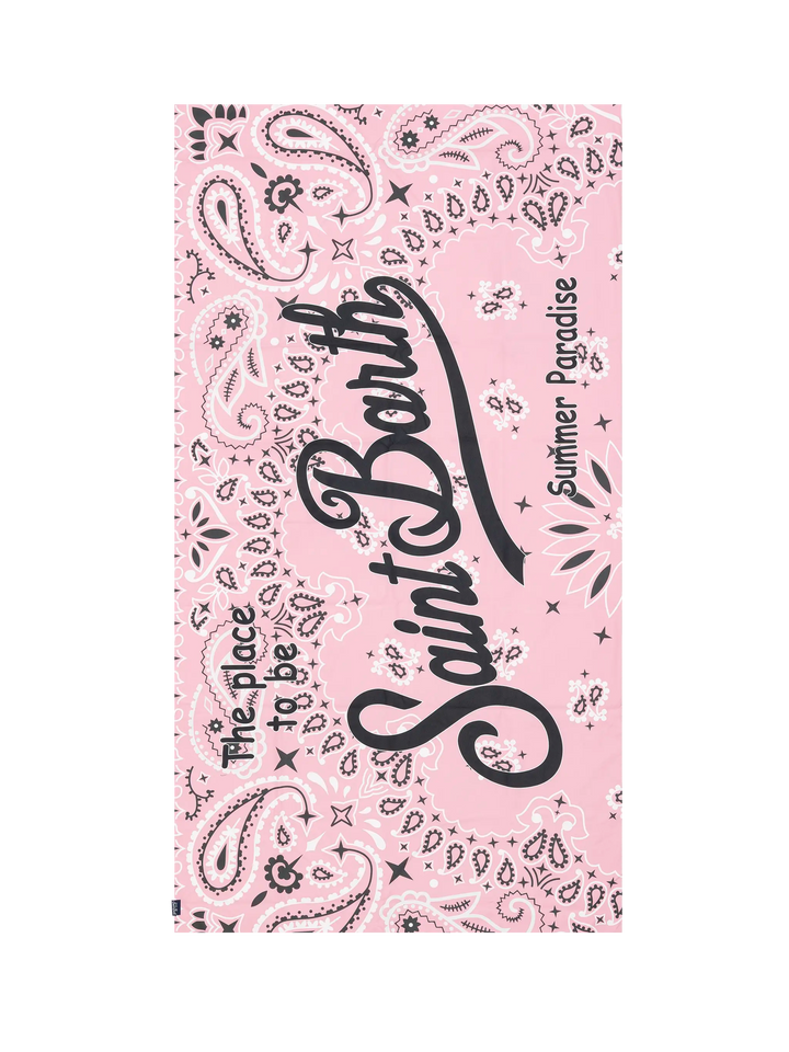 Mikrofaser-Strandtuch Aidan mit Bandanna-Print