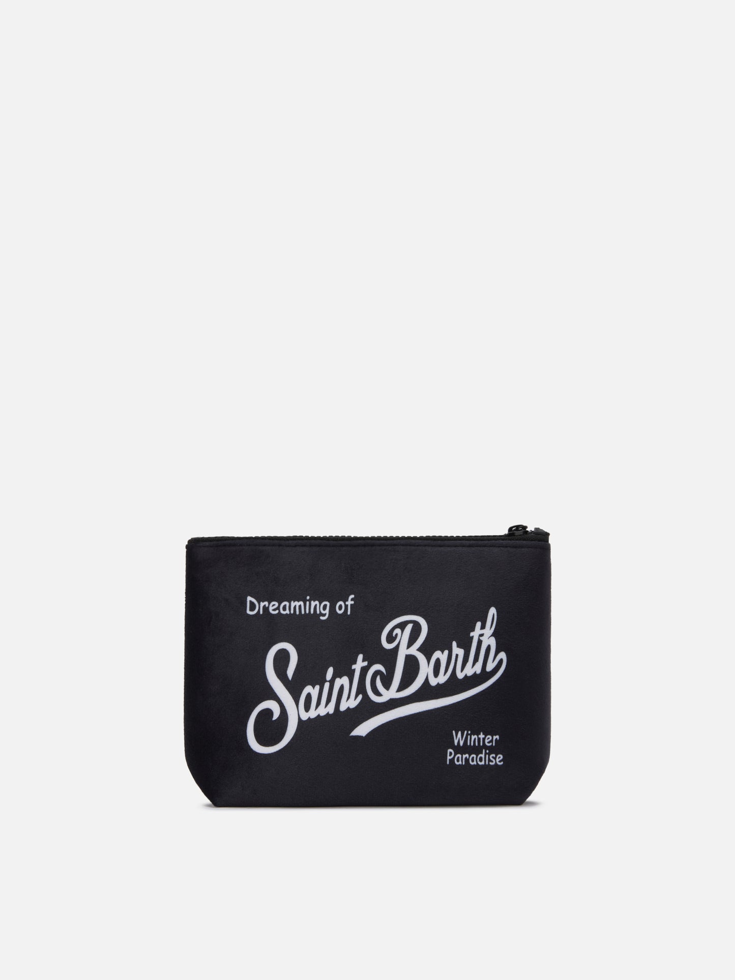Aline Pouch in wool-effect fabric with Nephenta print | NEPENTHA SPECIAL EDITION