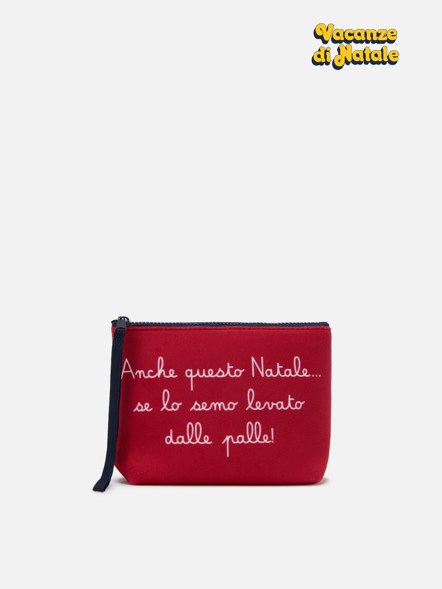 Wooly pochette Aline with E anche questo Natale... print | VACANZE DI NATALE SPECIAL EDITION