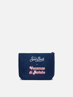Pochette in lana Aline con stampa Sole, whisky... | VACANZE DI NATALE EDIZIONE SPECIALE