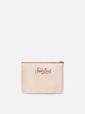 Aline pochette beige avec imprimé Après Ski 
