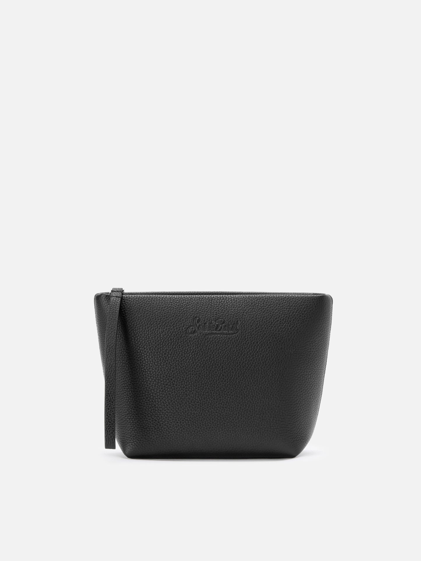Pochette Aline Pouch in pelle nera