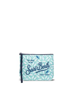 Aline Scuba-Pochette mit Seepferdchen-Print