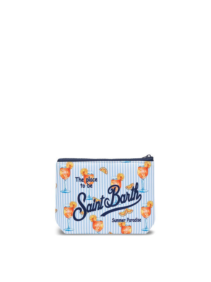 Aline scuba pochette with cocktail print - MC2 Saint Barth