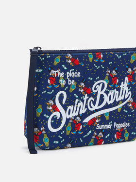 Pochette Aline in scuba con stampa Scrooge Watch | Special Edition