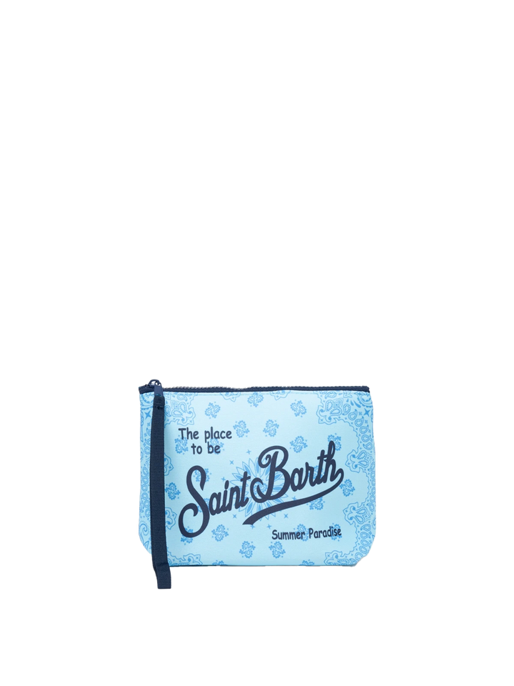 Aline Scuba-Pochette mit Bandana-Print