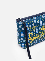 Pochette Aline in scuba con stampa tequila