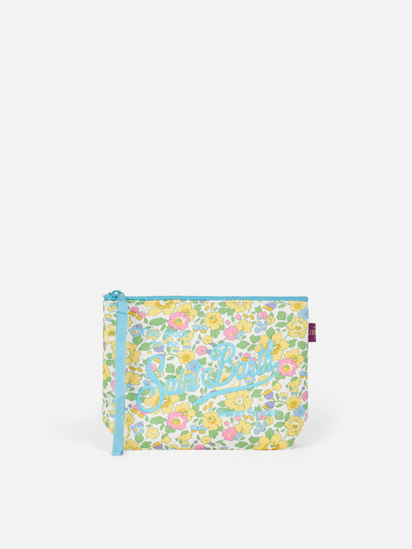 Scuba pochette Aline with Betsy print | MADE WITH LIBERTY FABRIC