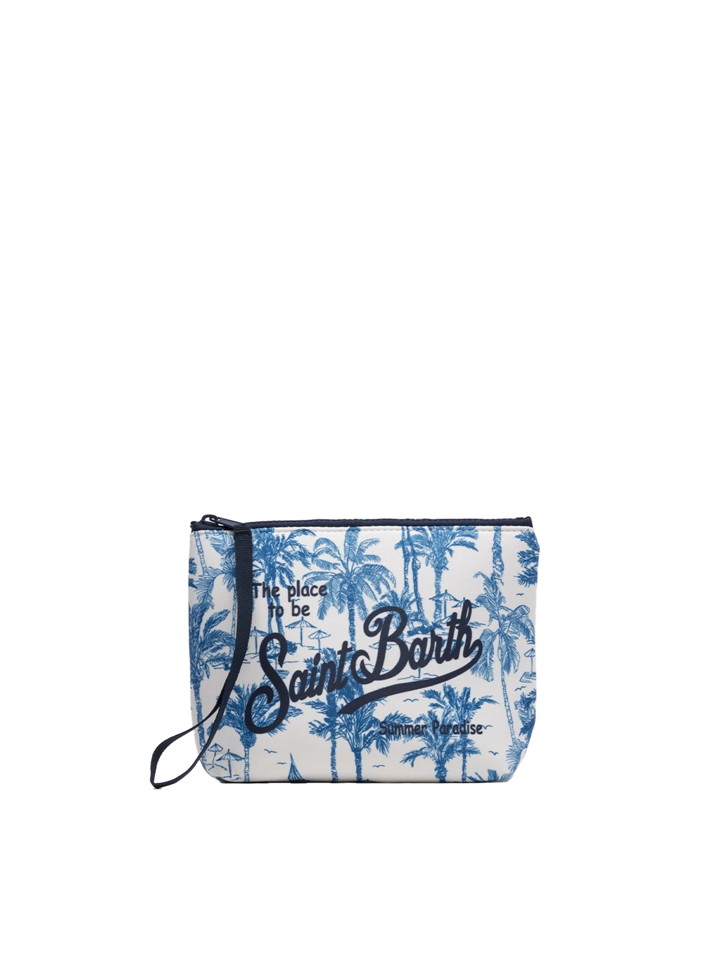 Aline Scuba-Pochette mit Toile-de-Jouy-Print