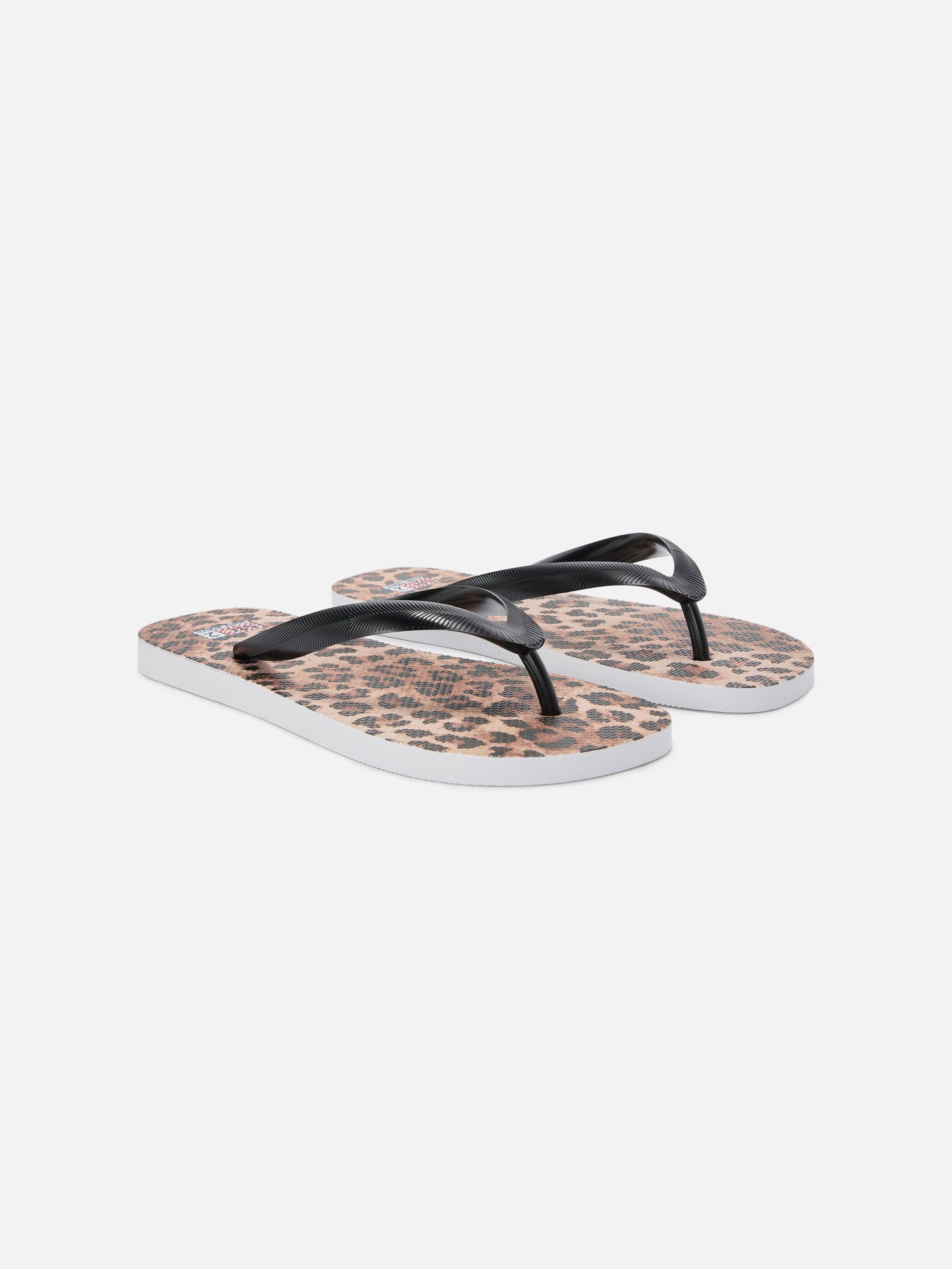 Infradito Alma slip-on in gomma con stampa leopardata