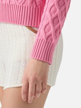 Maglione Anton a mezzo collo con jacquard Saint Barth