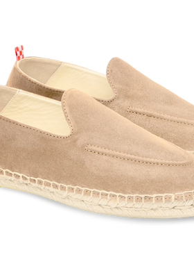 Beige Espadrilles Armand aus Wildleder