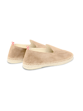 Beige Espadrilles Armand aus Wildleder