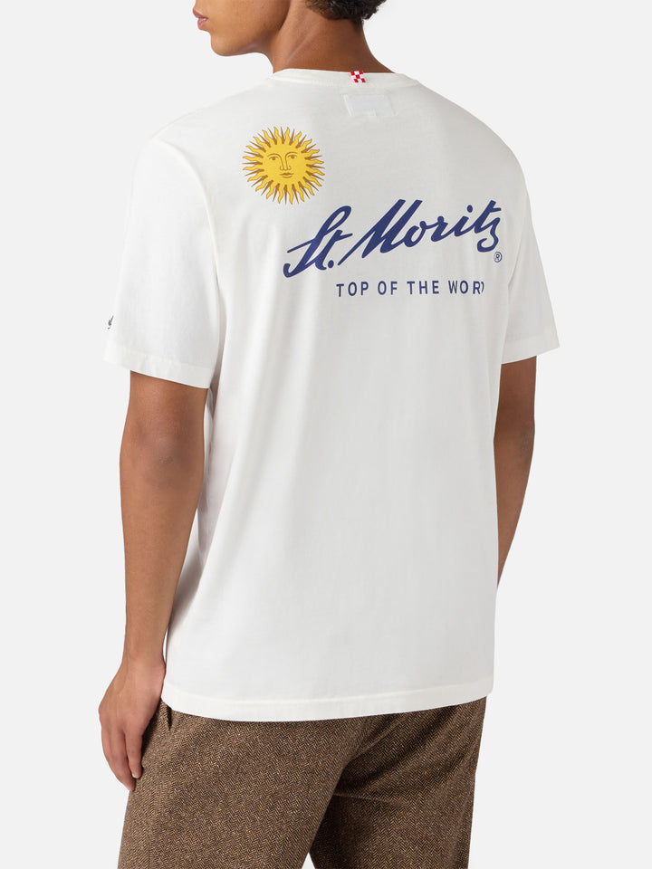 Winter-Baumwoll-T-Shirt Arnott mit St. Moritz-Print | ST. MORITZ TOP OF THE WORLD SPECIAL EDITION