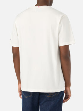T-shirt en coton Off white Arnott avec broderie Grand Slam 