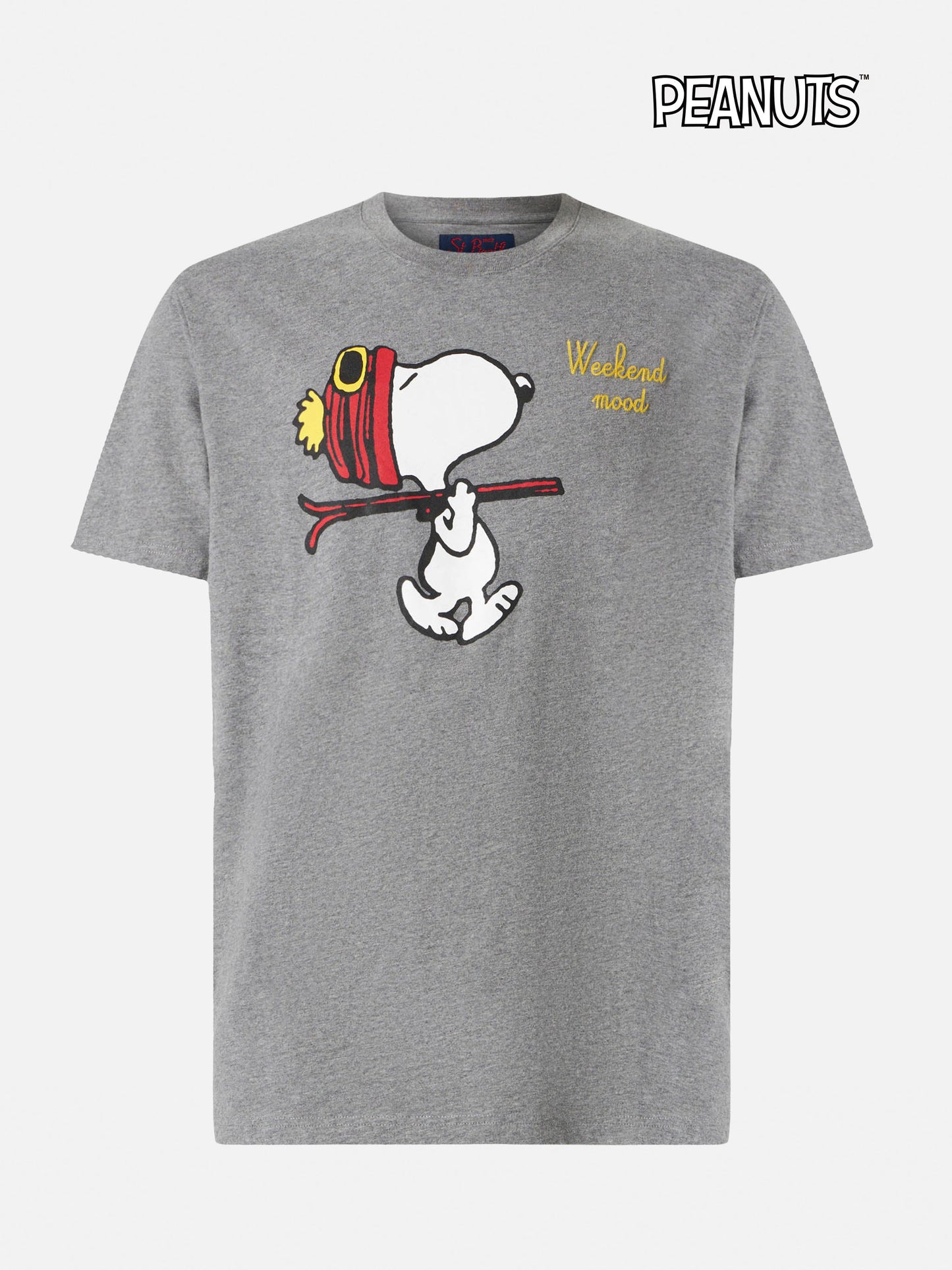 Herren-T-Shirt mit „Snoopy Weekend Mood“-Stickerei | SNOOPY – PEANUTS™ SONDEREDITION