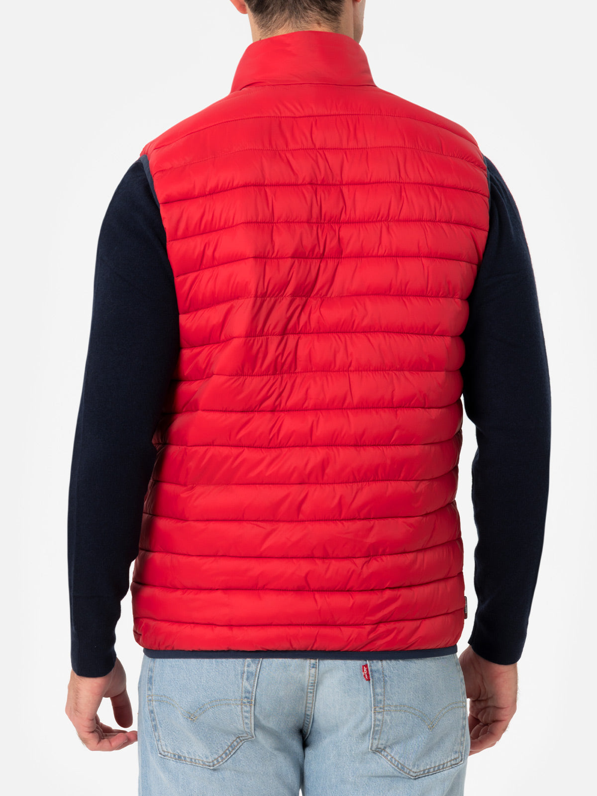 Man red padded vest Aspen - MC2 Saint Barth