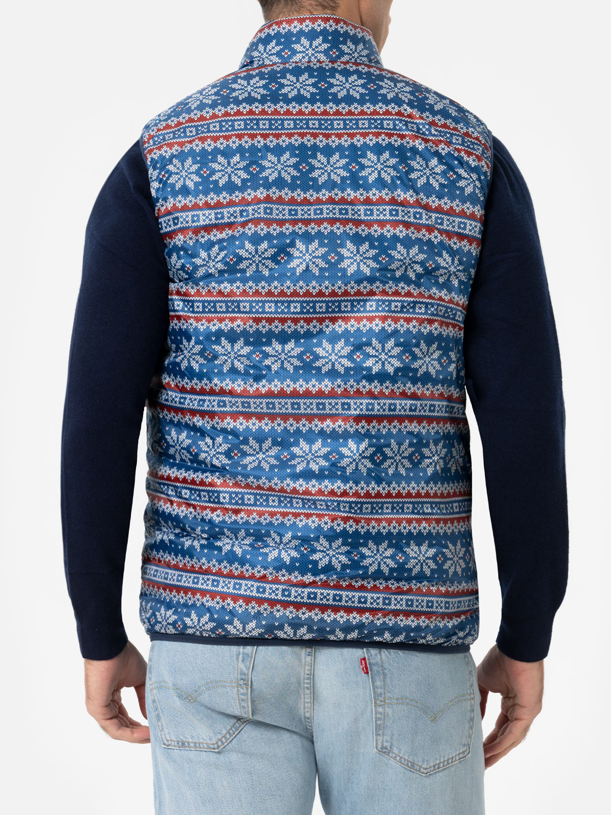 Man red padded vest Aspen - MC2 Saint Barth