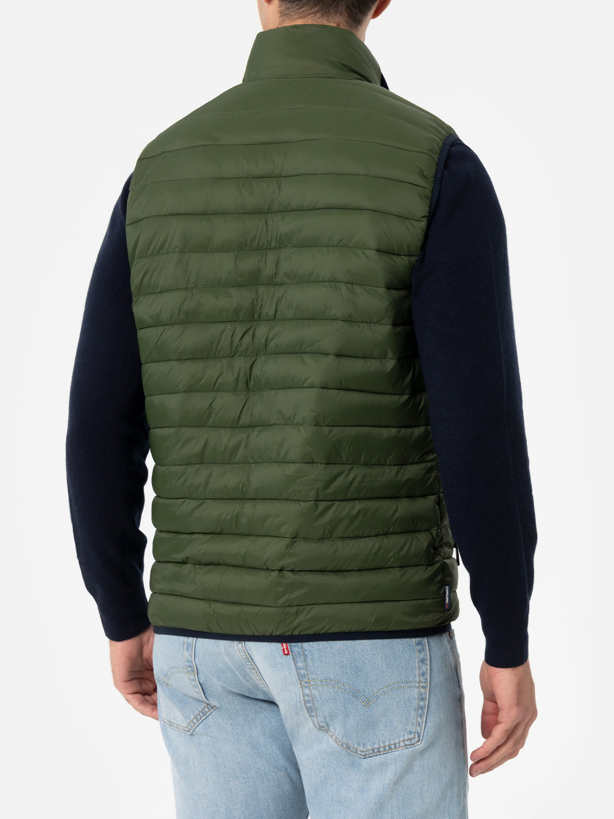 Gilet imbottito verde militare da uomo Aspen