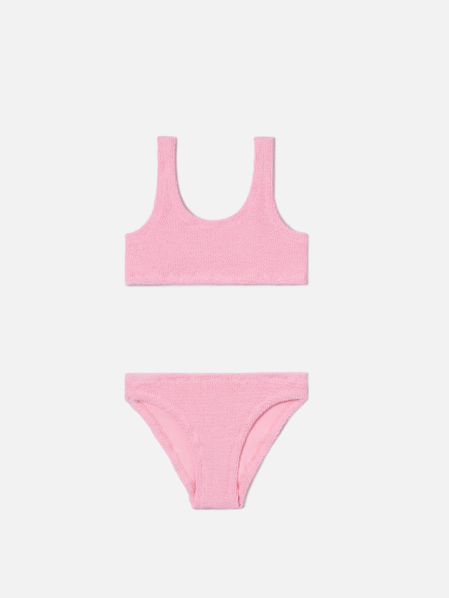 Baker crinkle bikini in light pink