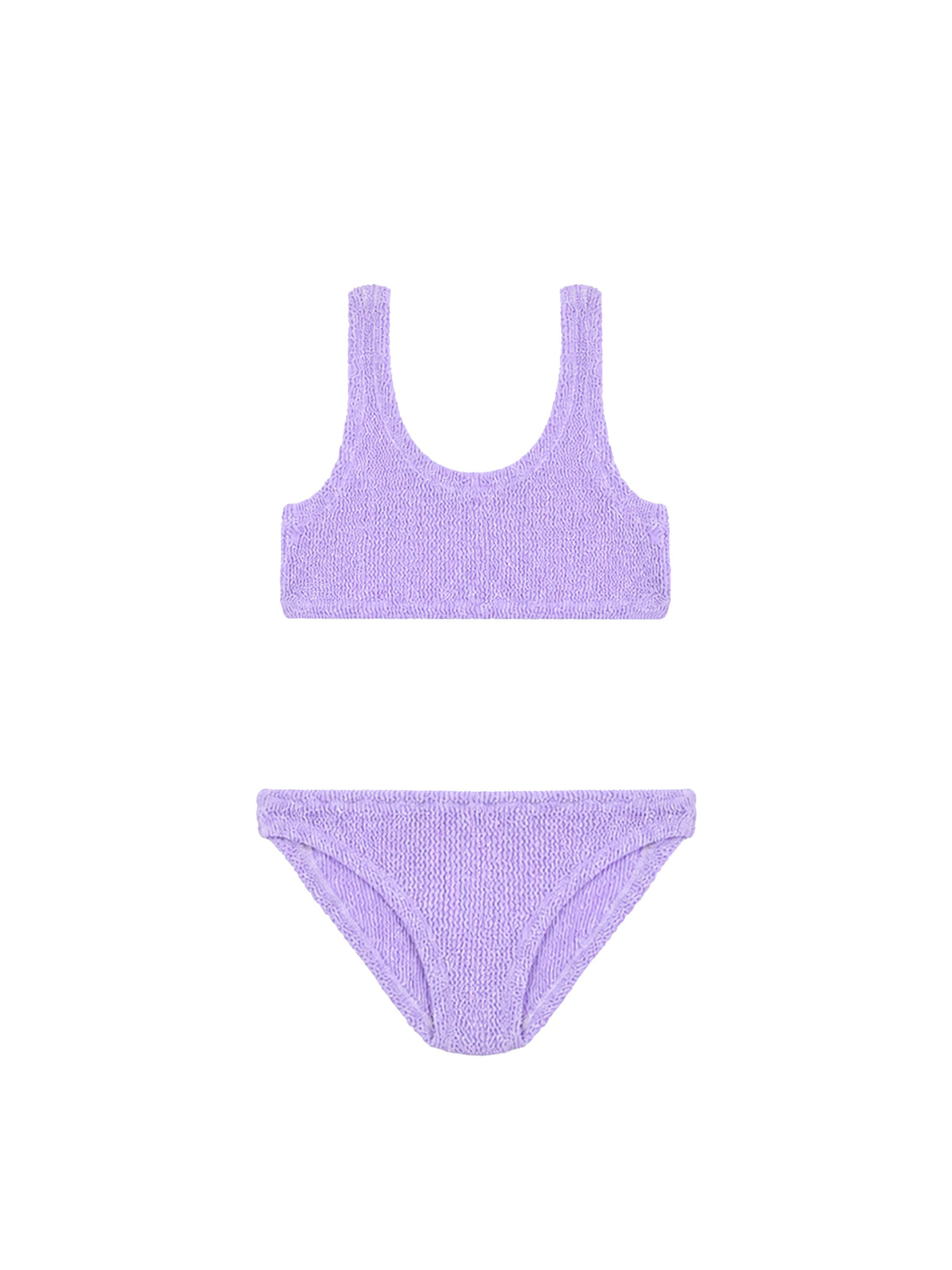 Bikini a triangolo Baker in crinkle lilla