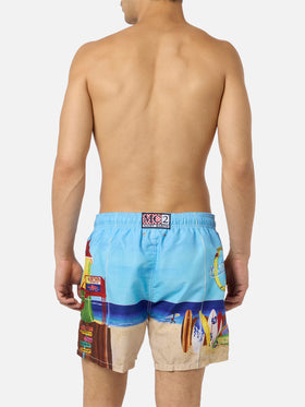 Badeshorts mit Fotodruck von Saint Barth Lorient
