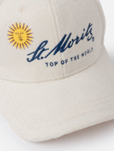 Wollweisses Ballcap Baseball mit St. Moritz Logo | ST. MORITZ TOP OF THE WORLD SPECIAL EDITION