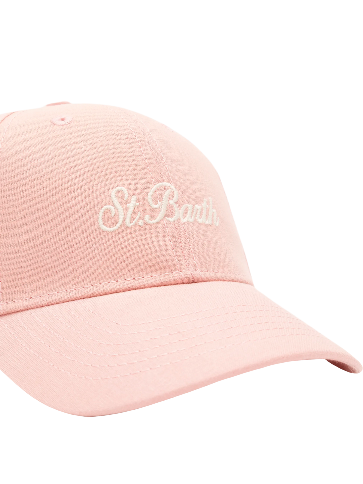 Baseball pink cotton linen cap