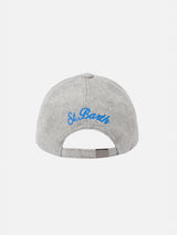 Wooly grey ball cap Baseball with Vacanze di Natale logo print | VACANZE DI NATALE SPECIAL EDITION