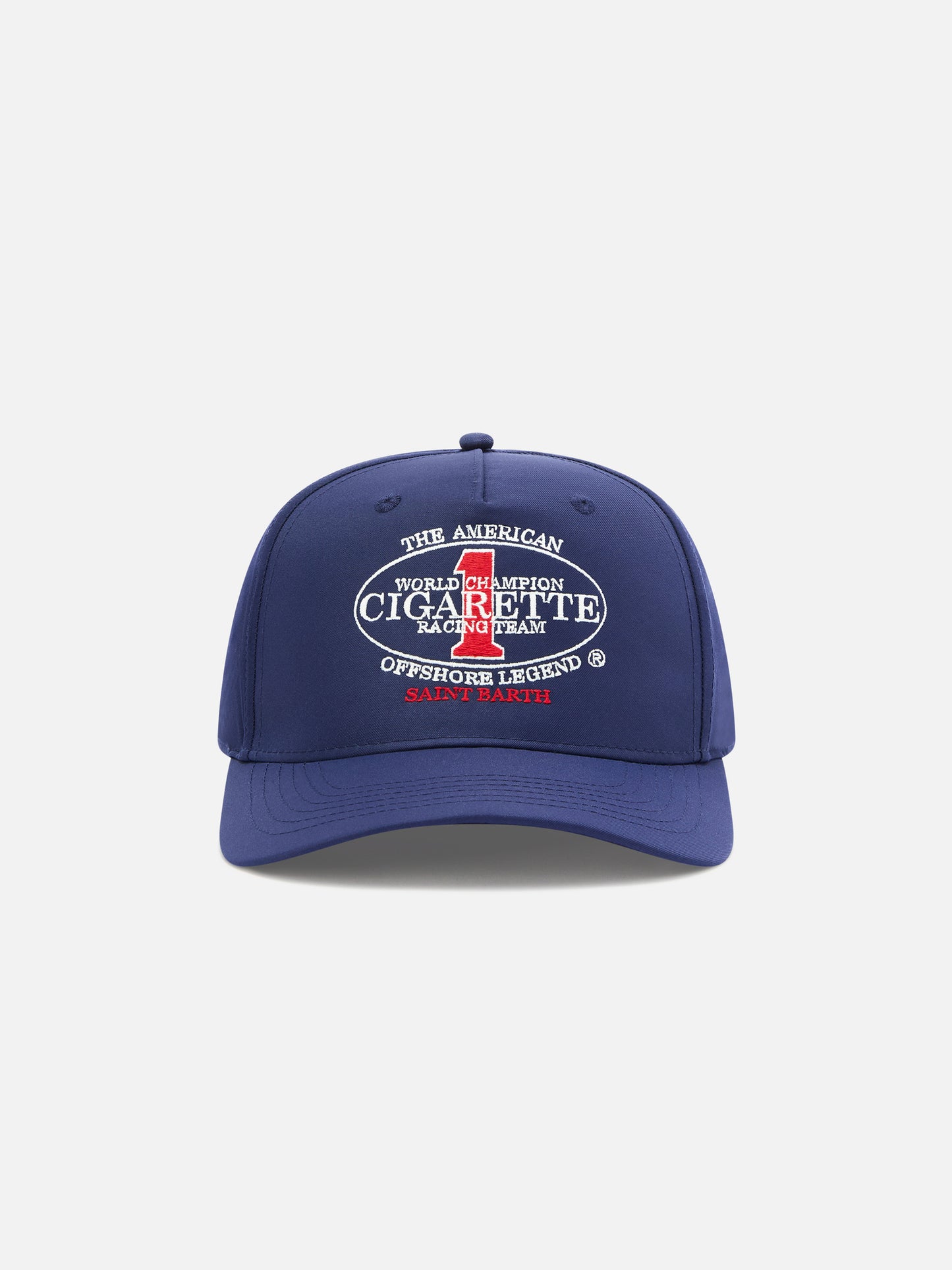 Baseballkappe mit Schirm in Navyblau mit Cigarette-Stickerei | CIGARETTE SPECIAL EDITION 