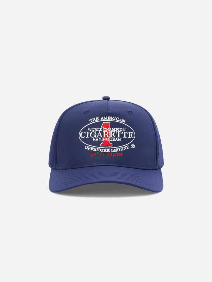 Baseballkappe mit Schirm in Navyblau mit Cigarette-Stickerei | CIGARETTE SPECIAL EDITION 