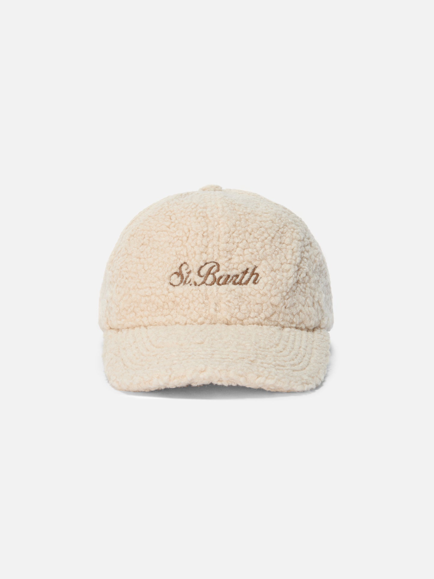 Baseball Cap in beige sherpa