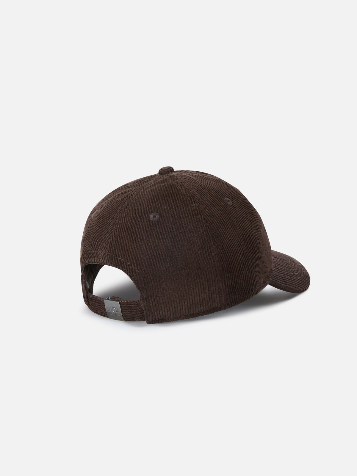 Gorra de pana marrón Baseball con bordado del logo 