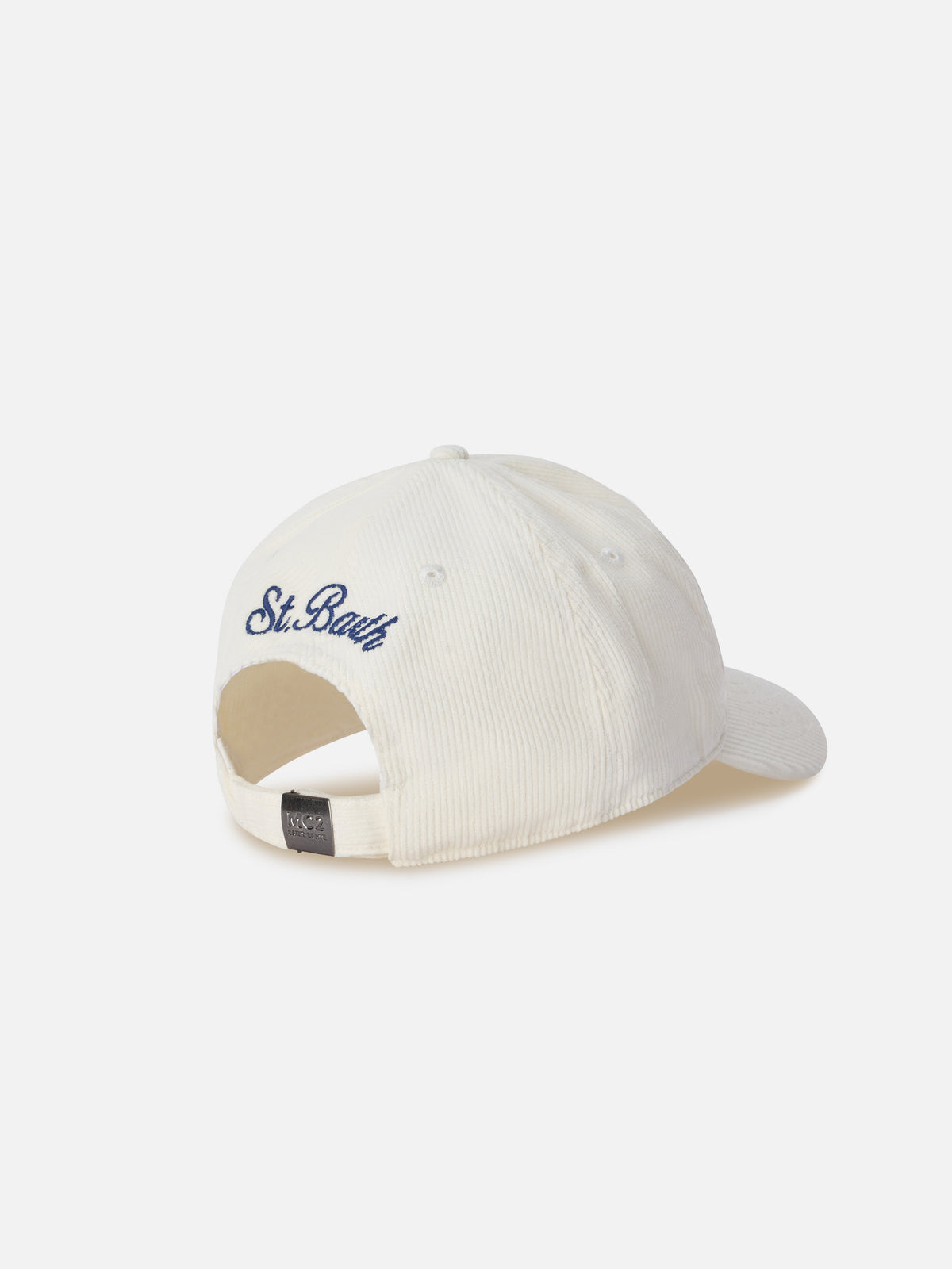 Off white Baseball Cordkappe mit St. Moritz-Stickerei | Special edition 