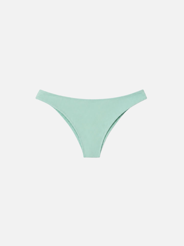 Slip mare Elise verde salvia tinta unita