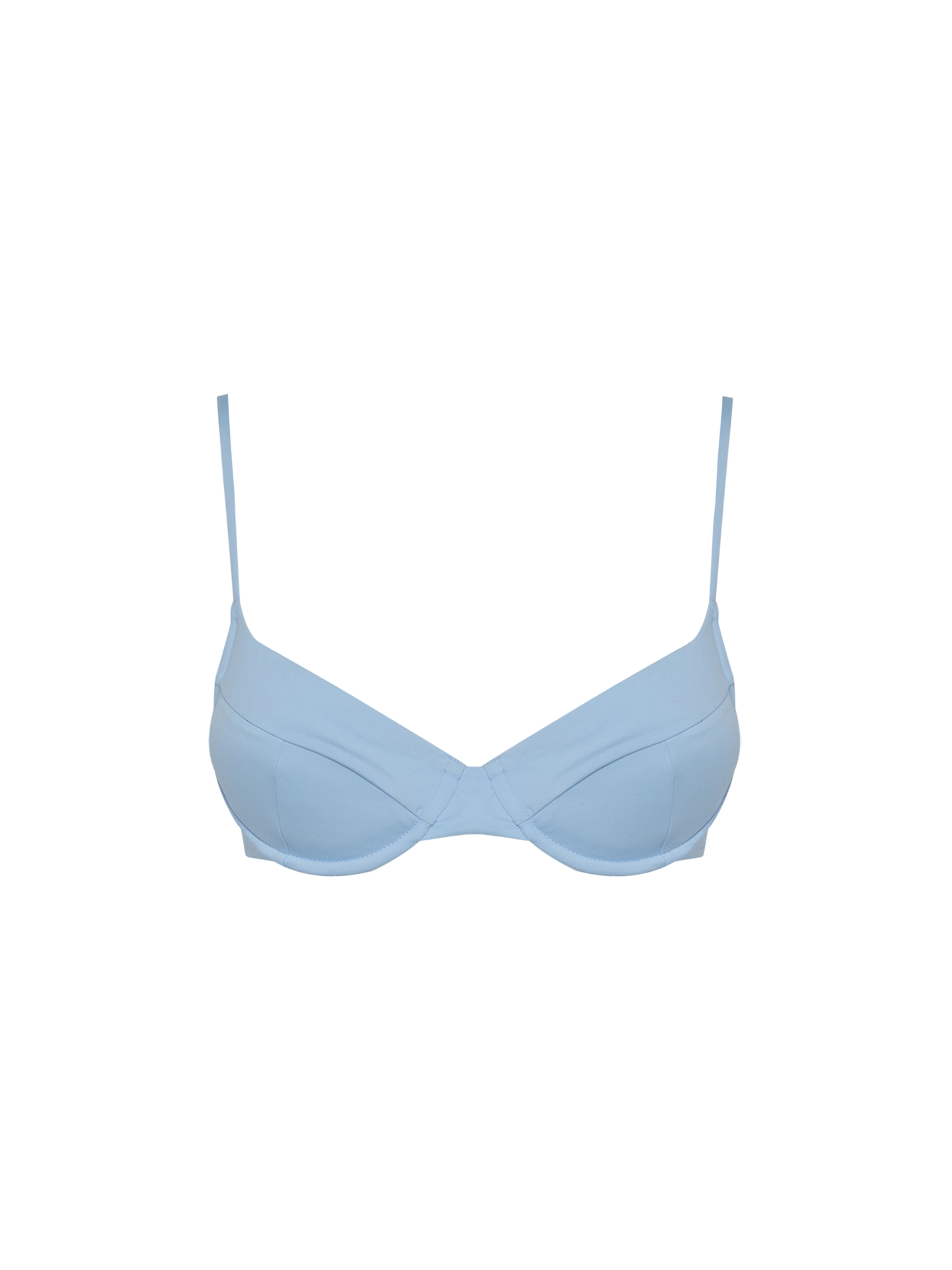 Bea Bügel-Bralette in Hellblau