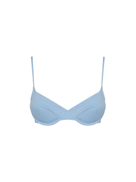 Bea Bügel-Bralette in Hellblau