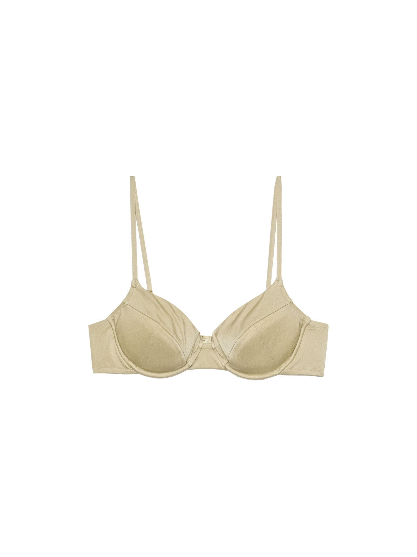 Bea underwired shimmer gold bralette - MC2 Saint Barth