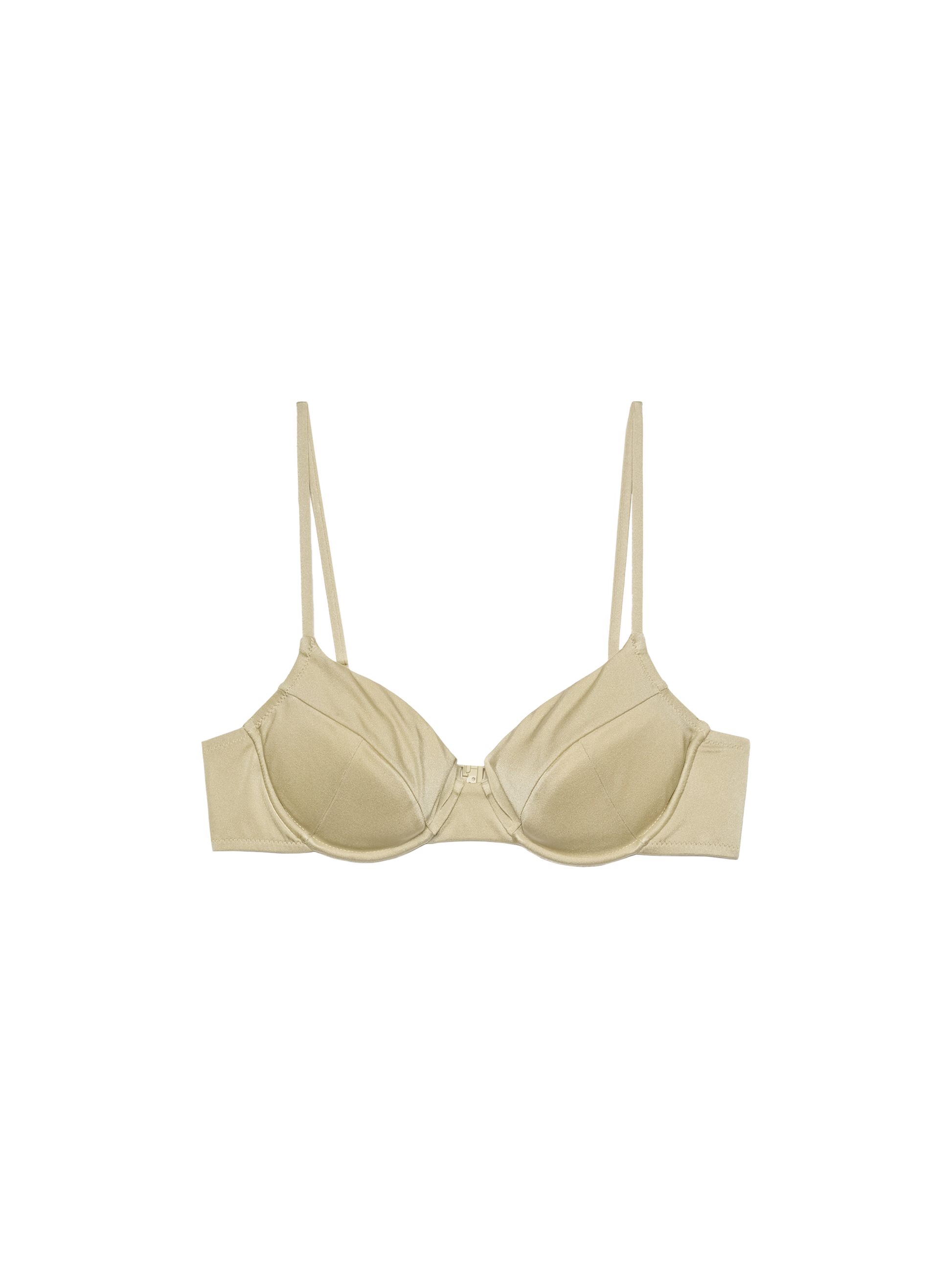 Bea underwired shimmer gold bralette - MC2 Saint Barth