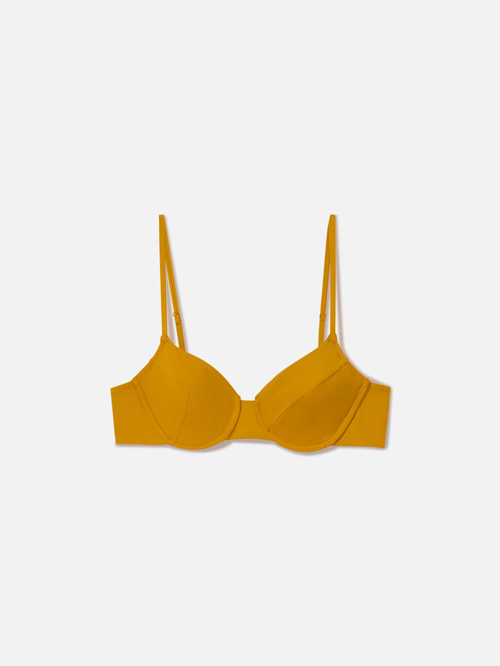 Bralette da bagno Bea ocra